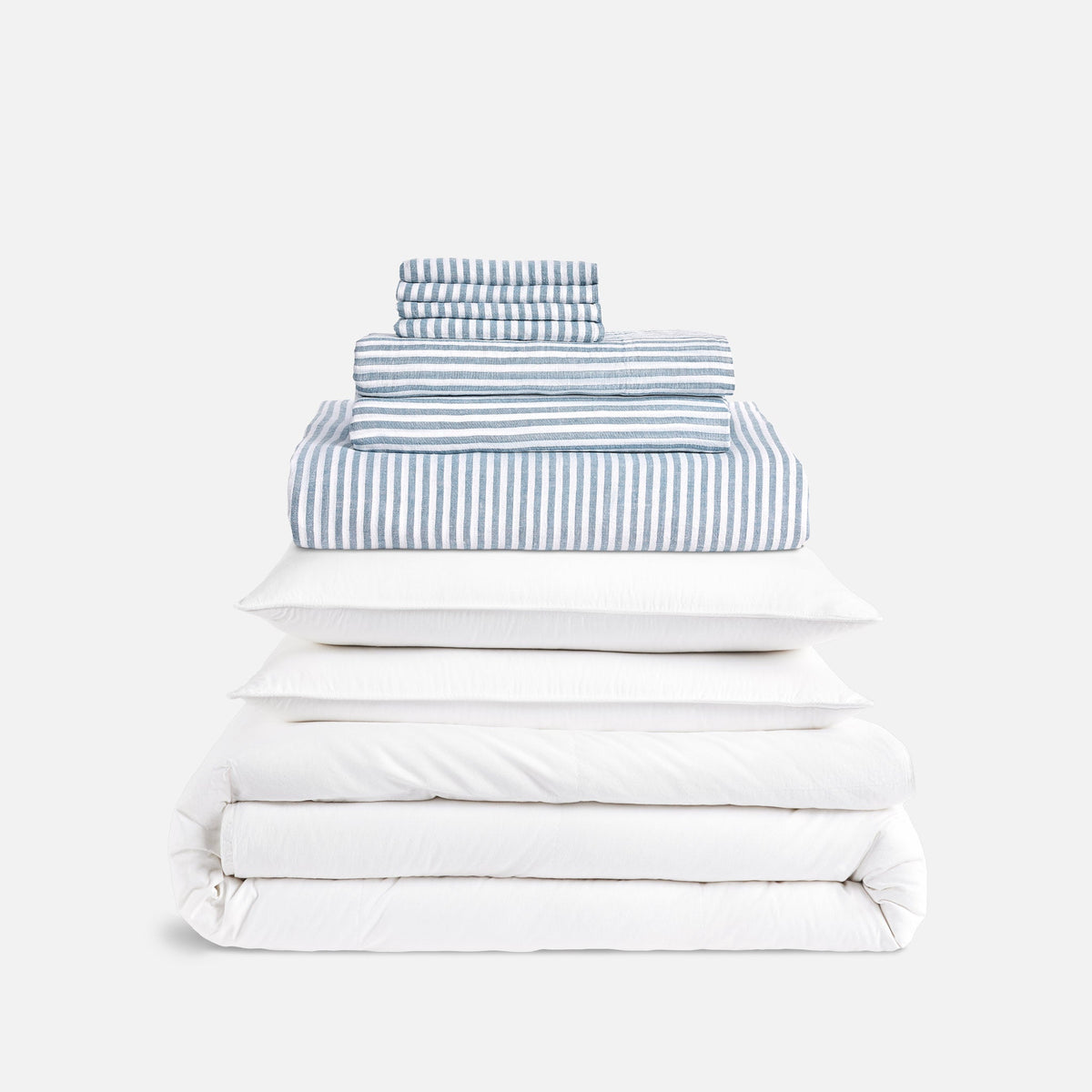 Washed European Linen Whole Bedding Bundle