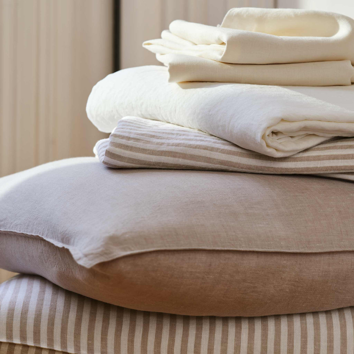 Washed European Linen Pillowcase Set