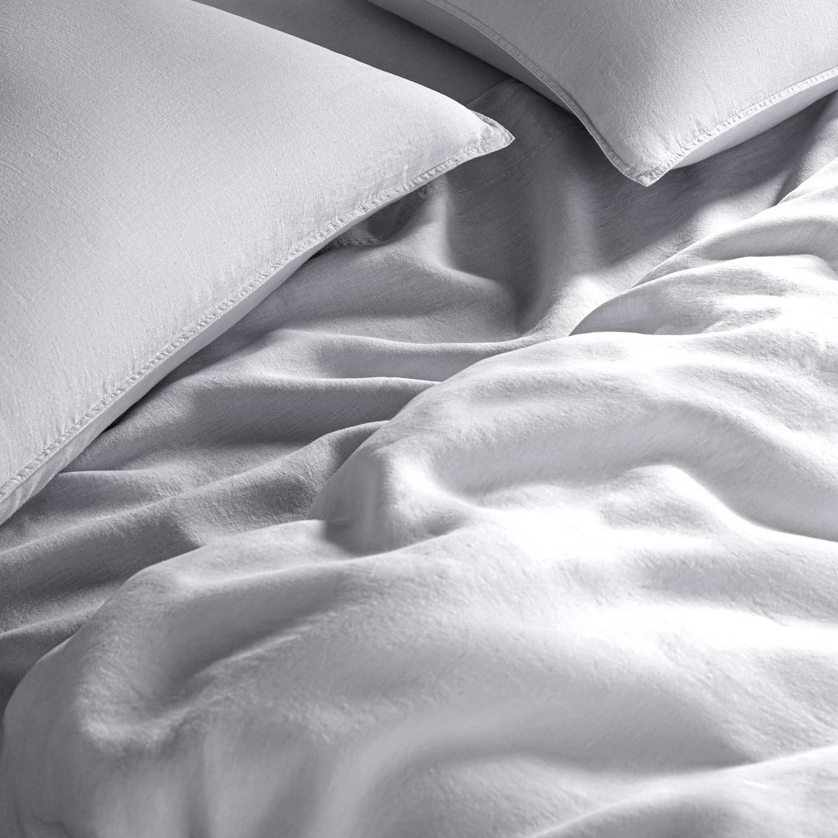 Washed European Linen Pillowcase Set