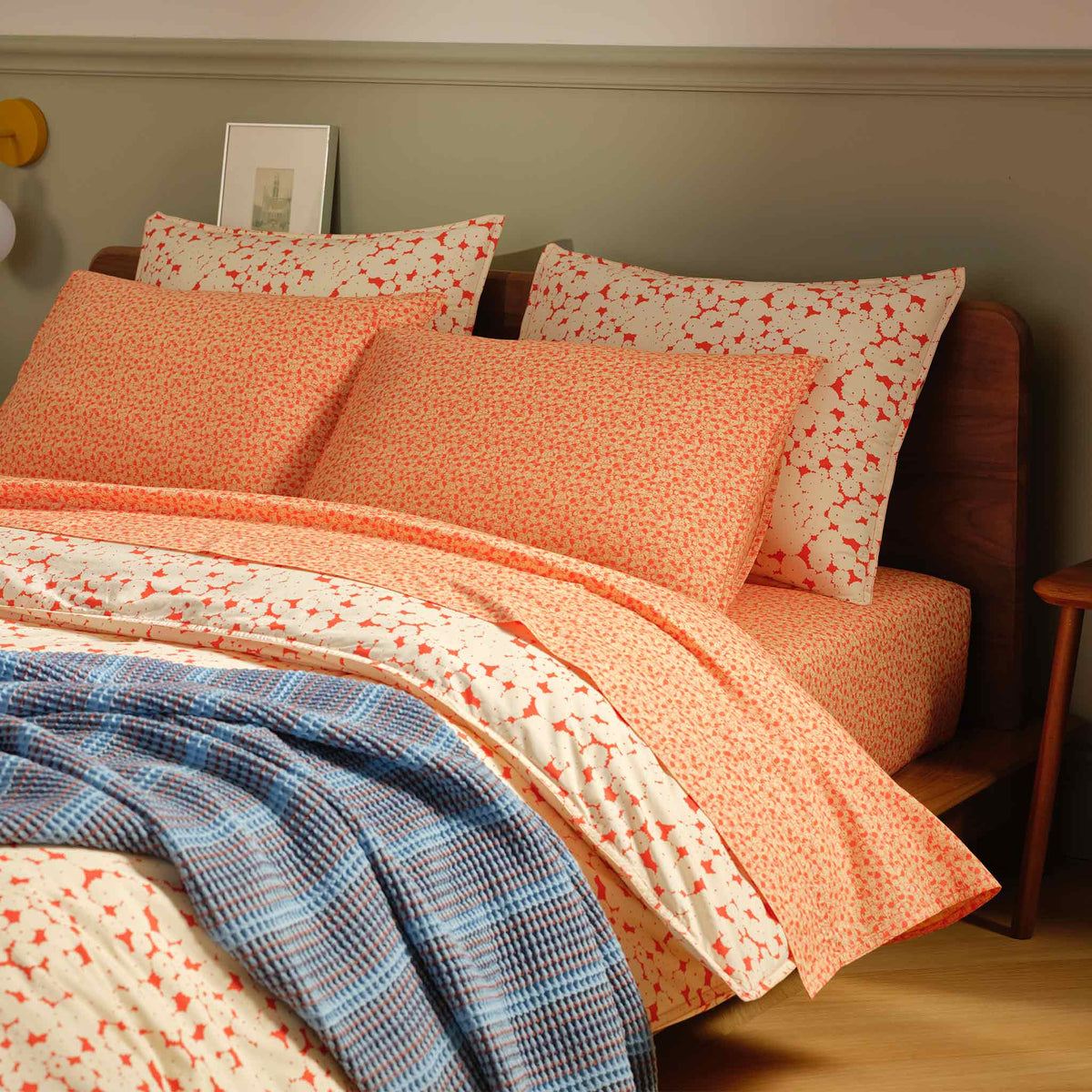 Washed Classic Percale Duvet Set