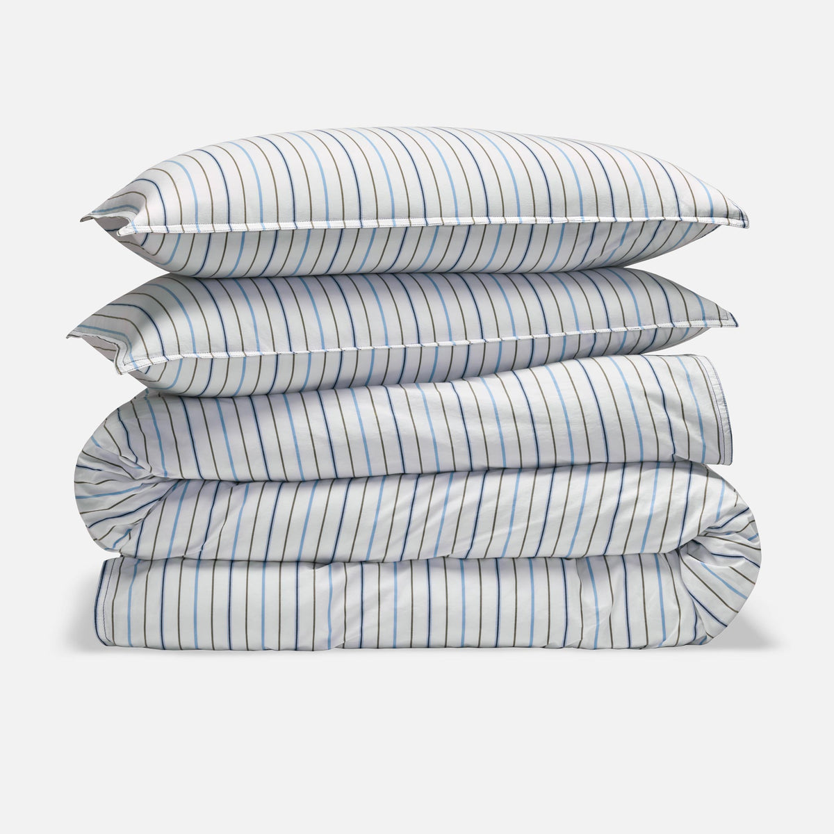 Washed Classic Percale Duvet Set