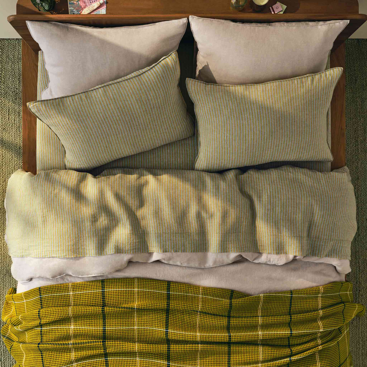 Washed European Linen Pillowcase Set